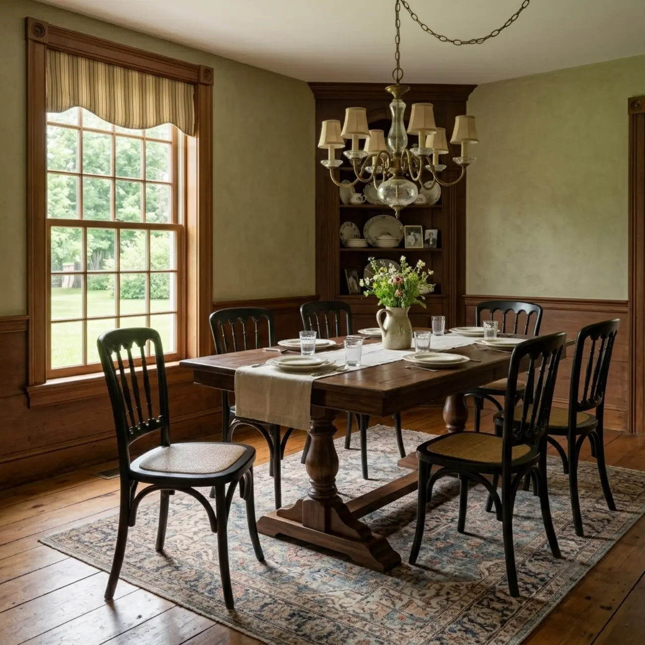 Vintage Bentwood Solid Wood Dining Chairs Set of 2 Image - 5 | homeyfad