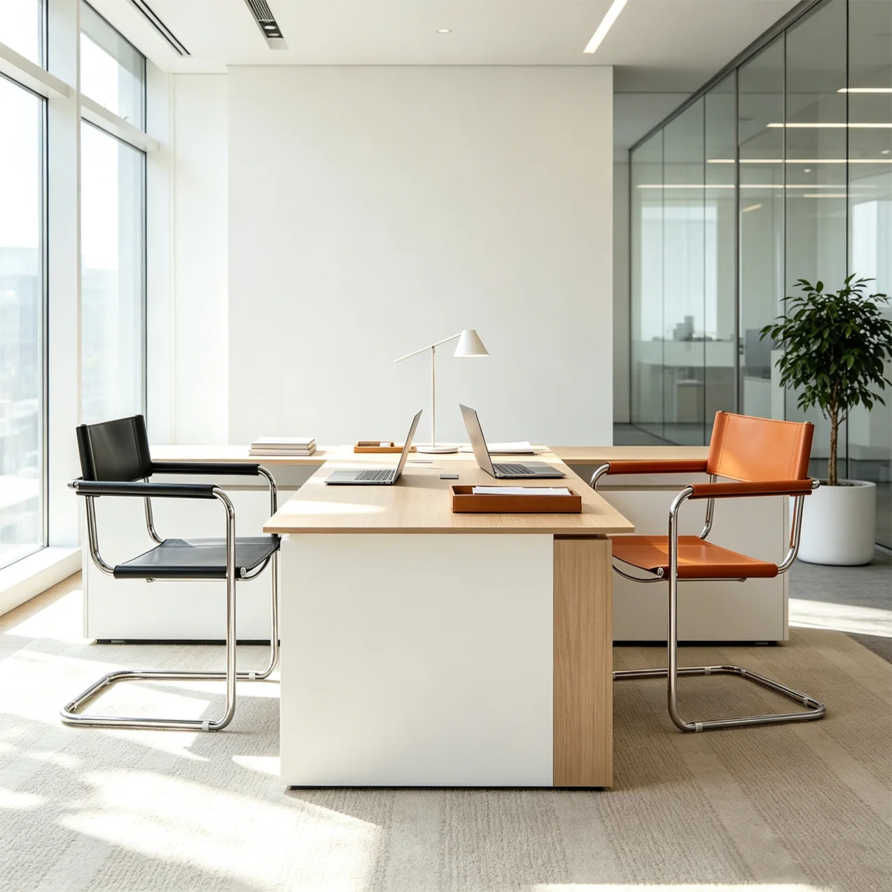 Modern Stainless Steel Open Back Arm Dining Chair Image - 11 | homeyfad