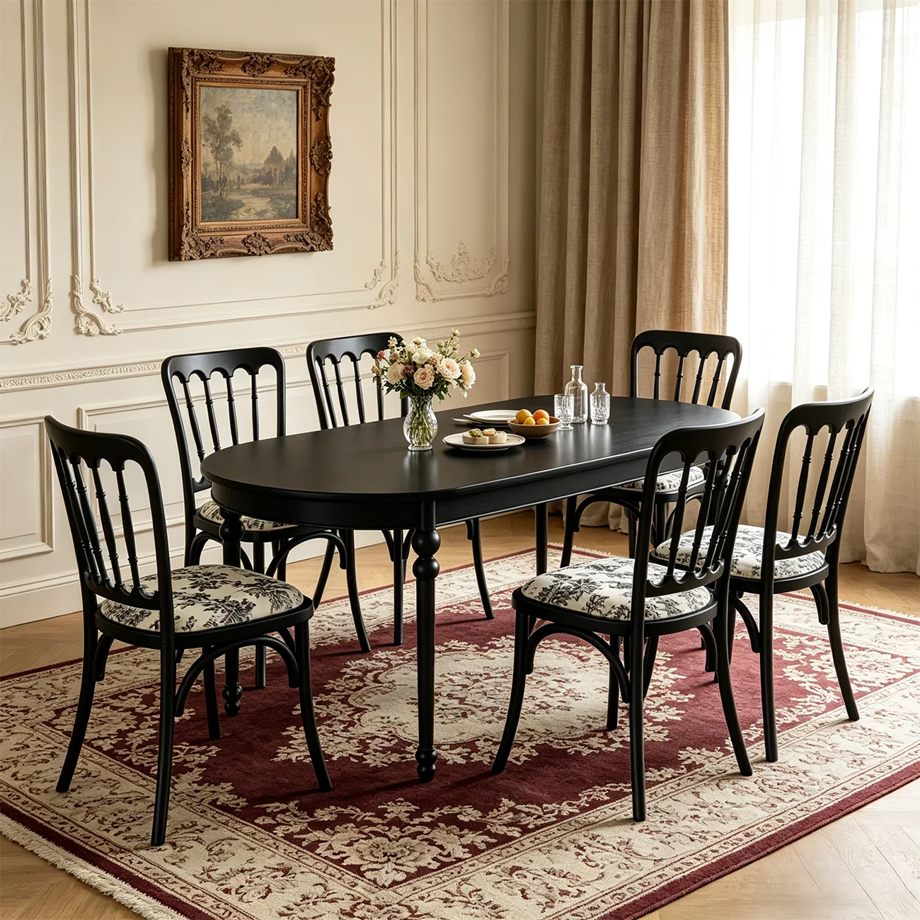Vintage Bentwood Solid Wood Dining Chairs Set of 2 Image - 19 | homeyfad