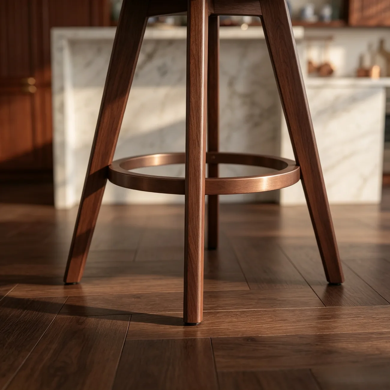 Saddle Seat Leather Counter Height Low Back Swivel Bar Stools Image - 14 | homeyfad