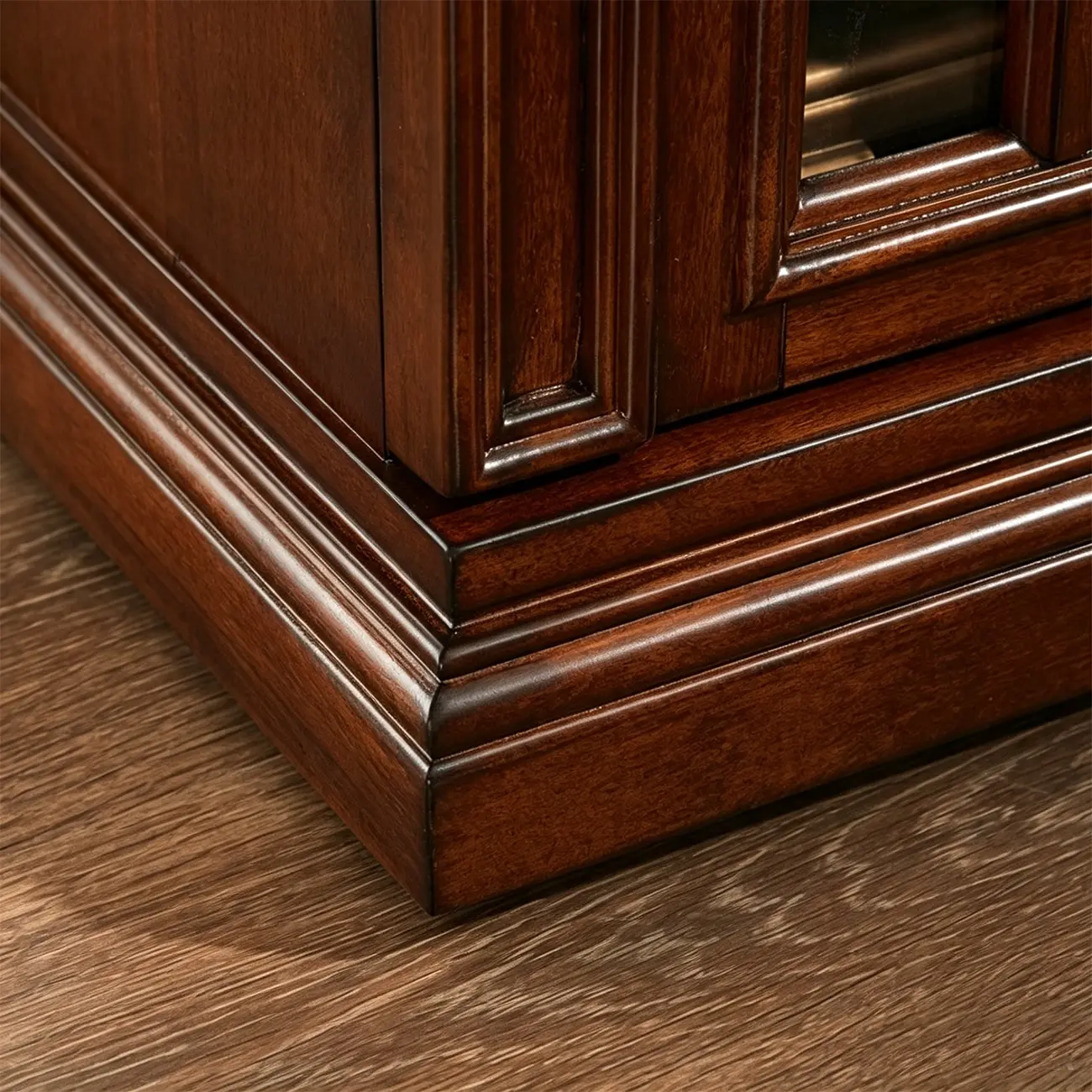 Brown Solid Wood End Table with Storage for Living Room Image - 10 | homeyfad