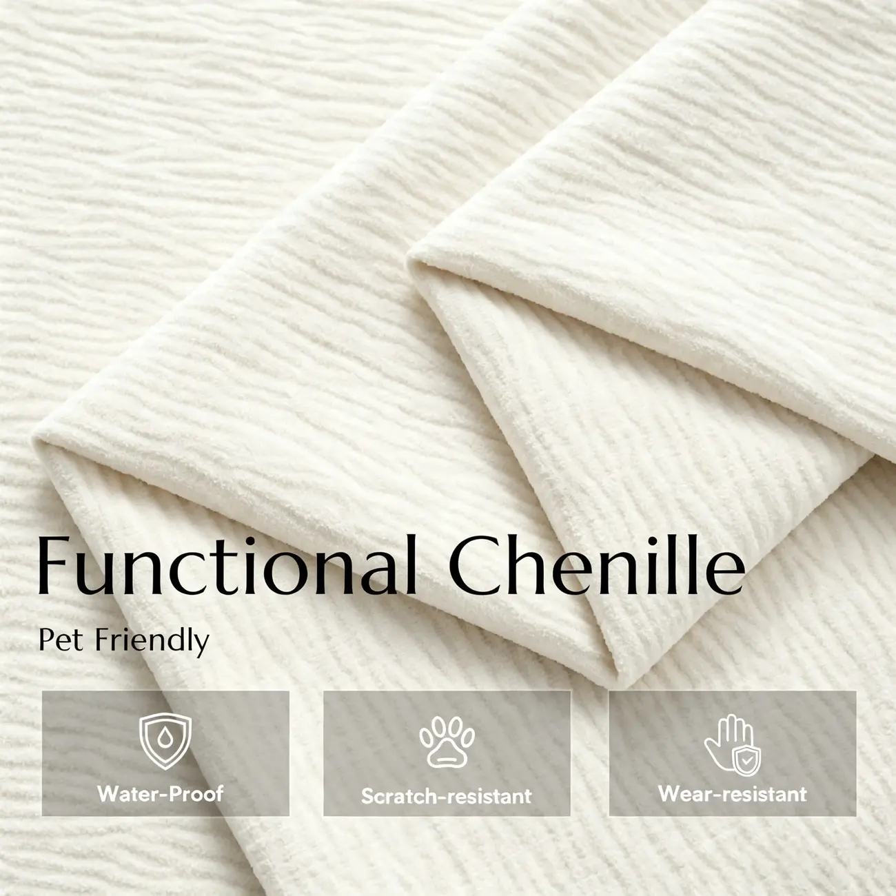 Living Room Modern Chenille Cloud Sectional Sofa With Hidden Storage Image - 5 | homeyfad