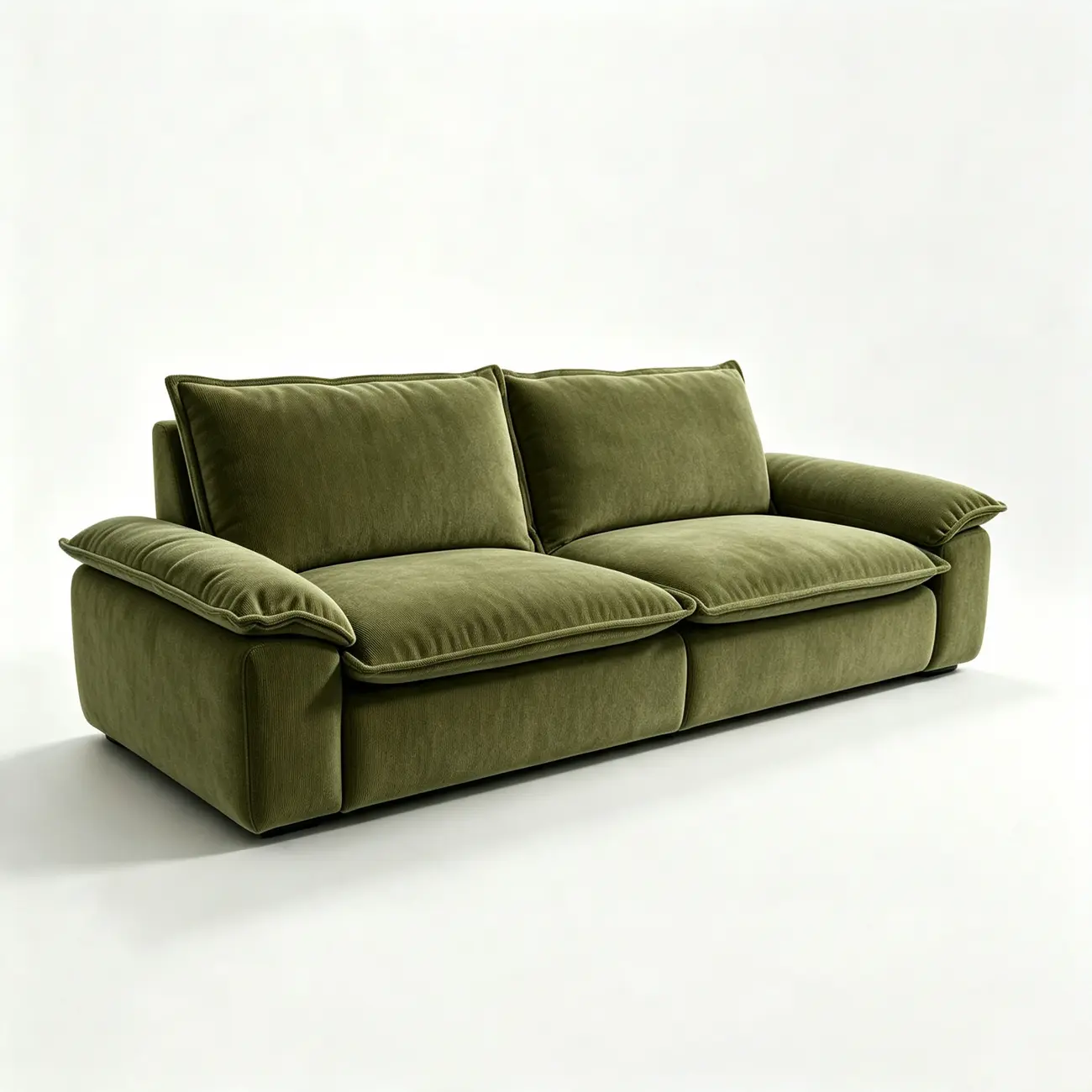 Living Room Modern Chenille Cloud Sectional Sofa With Hidden Storage Image - 32 | homeyfad