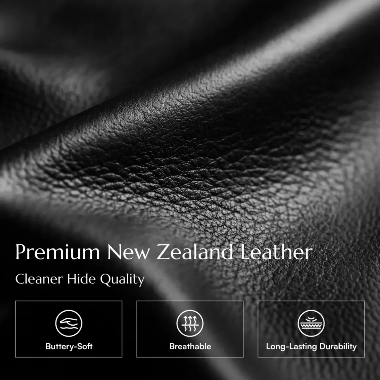 Modern Tufted Top-Grain Leather Power Sofa Bed with Extended Seat Depth Image - 8 | homeyfad