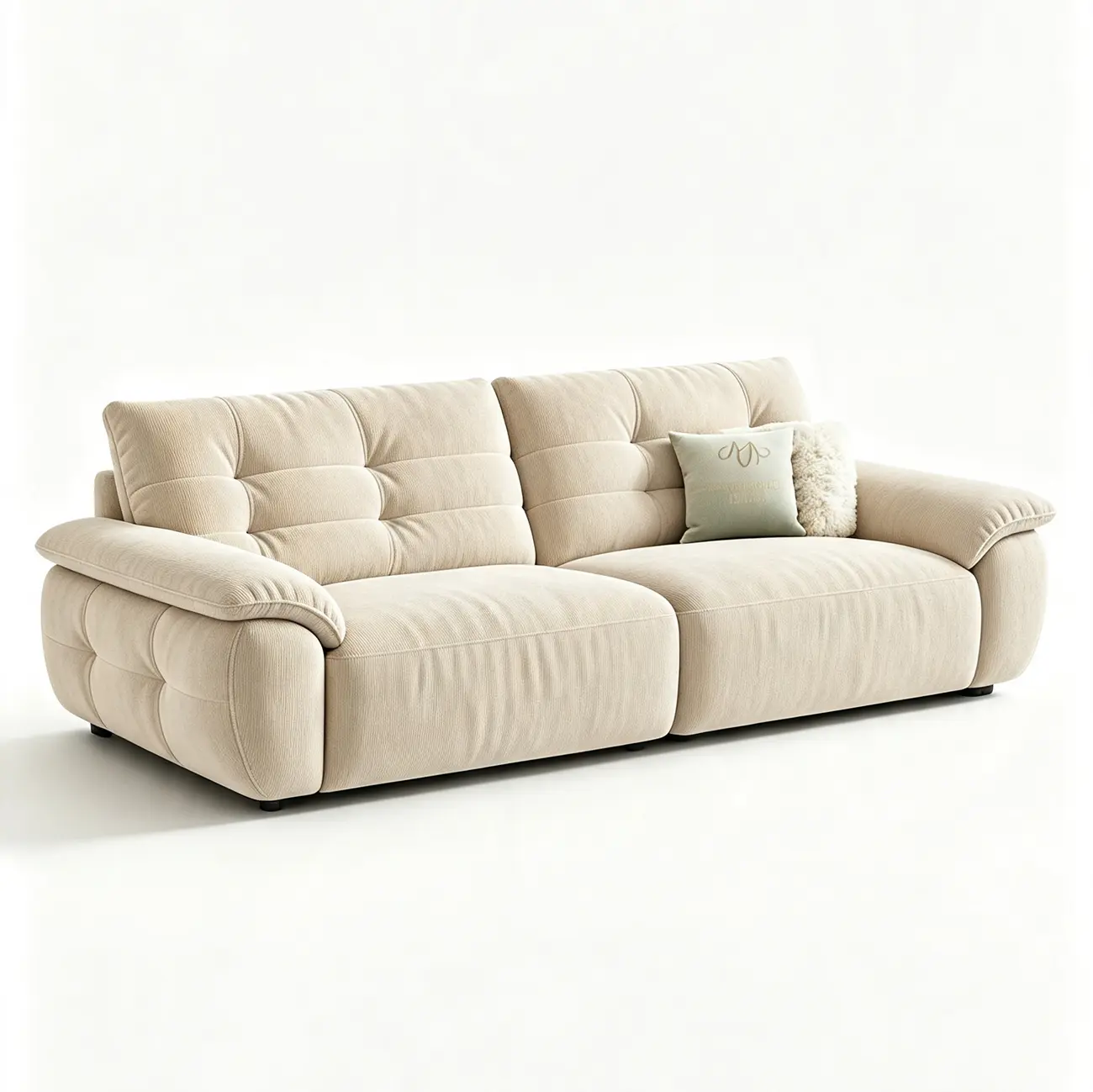 Contemporary Skin-friendly Chenille Tufted Back Power Sofa Bed Image - 20 | homeyfad