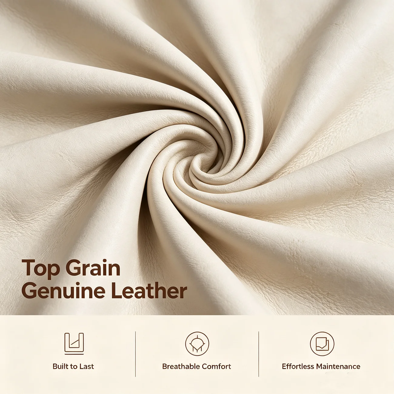 Luxury Curved Back Genuine Leather Dining Chair Armrest Image - 6 | homeyfad