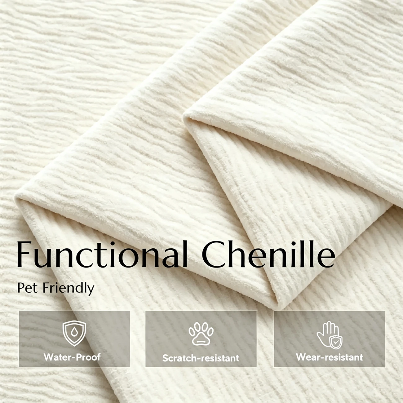 Contemporary Skin-friendly Chenille Tufted Back Power Sofa Bed Image - 8 | homeyfad