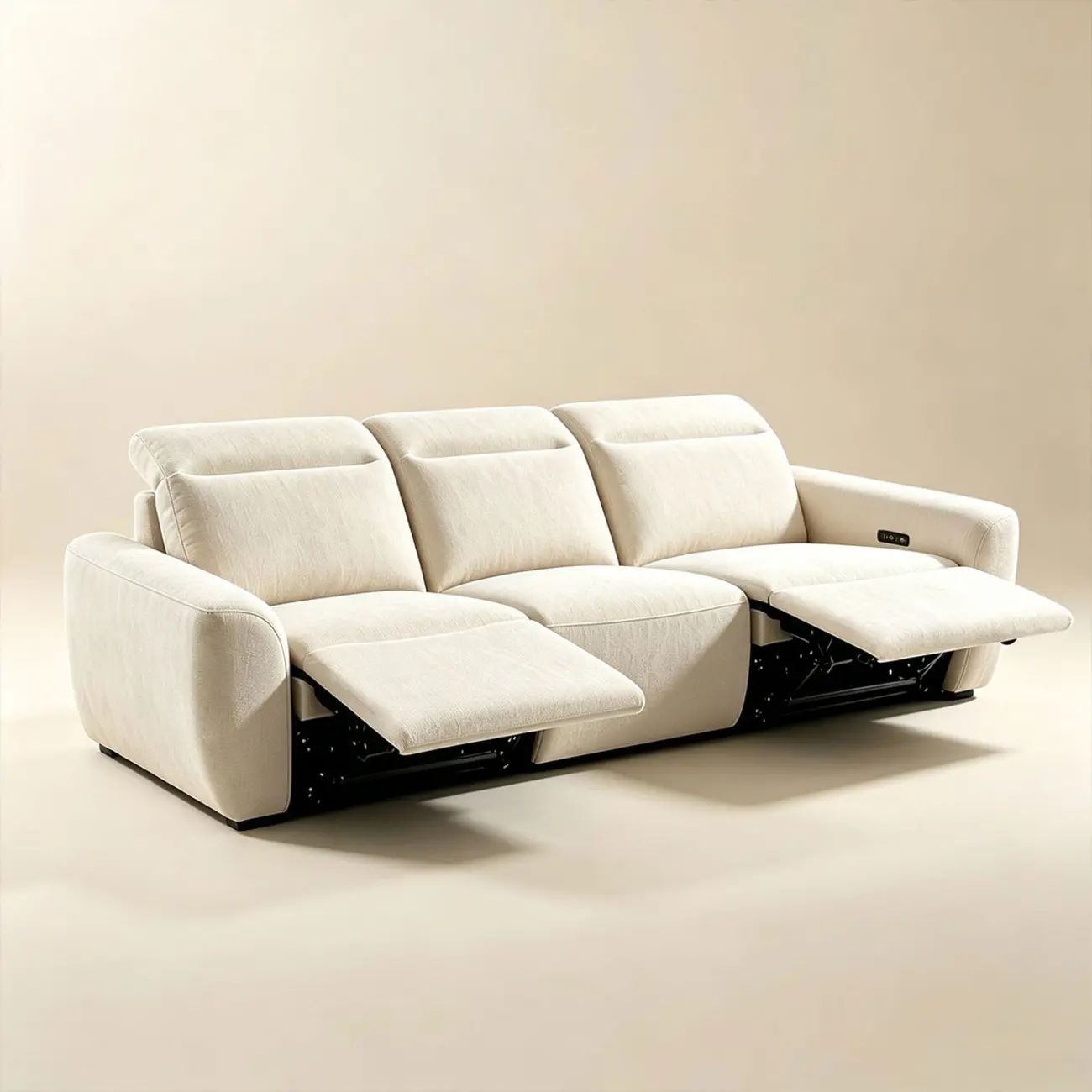 Modern Hovena Power Reclining Sofa with Adjustable Headrests Image - 25 | homeyfad
