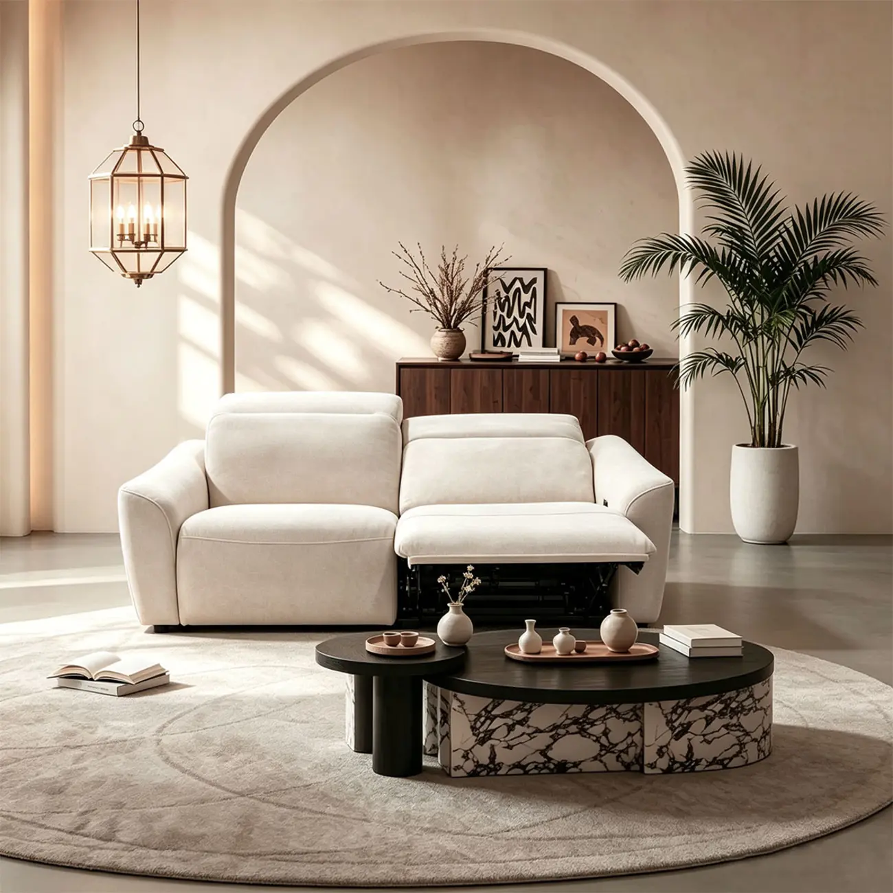 Modern Hovena Power Reclining Sofa with Adjustable Headrests Image - 22 | homeyfad