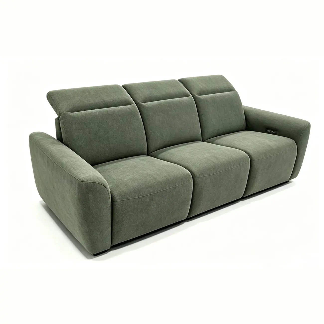 Modern Hovena Power Reclining Sofa with Adjustable Headrests Image - 2 | homeyfad