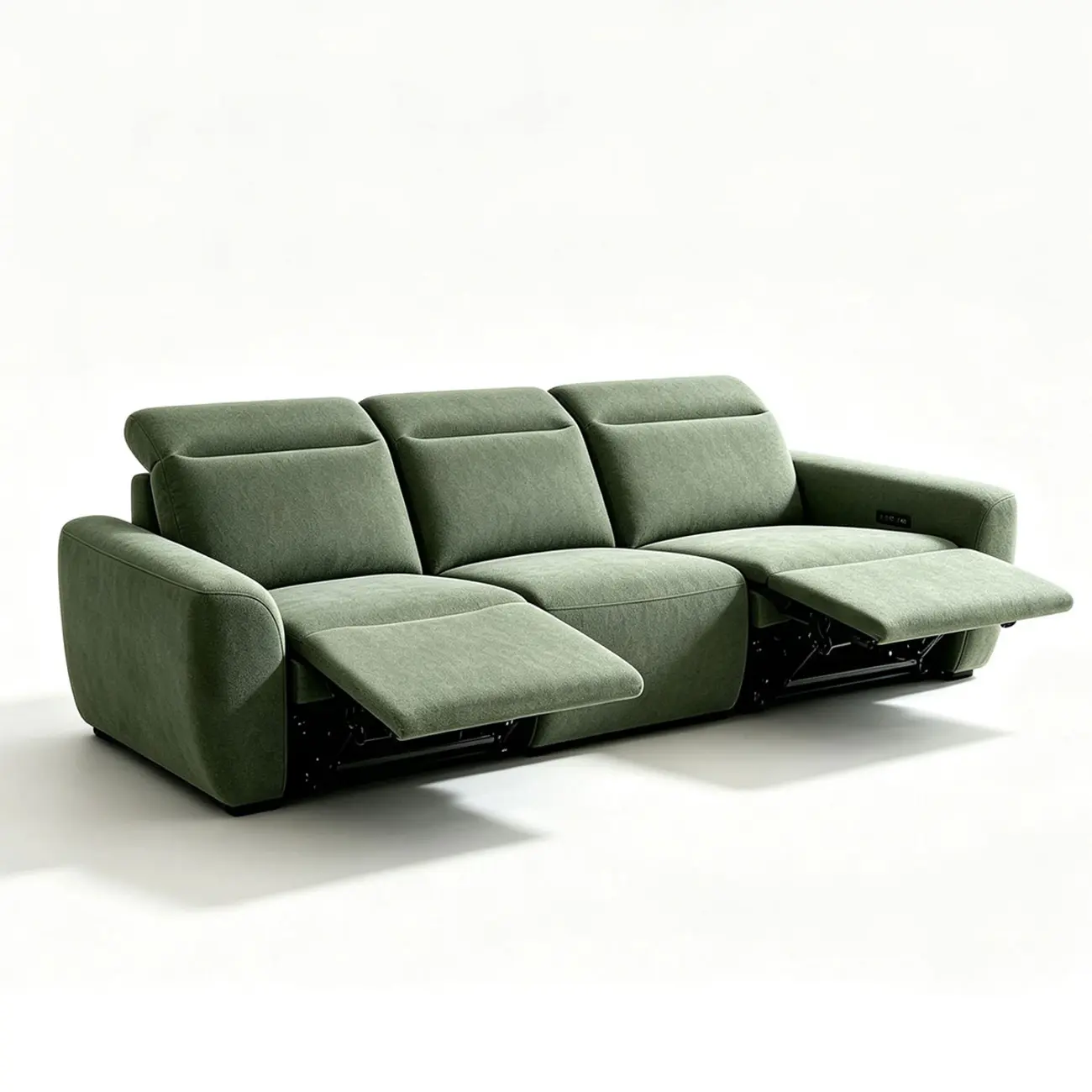 Modern Hovena Power Reclining Sofa with Adjustable Headrests Image - 16 | homeyfad