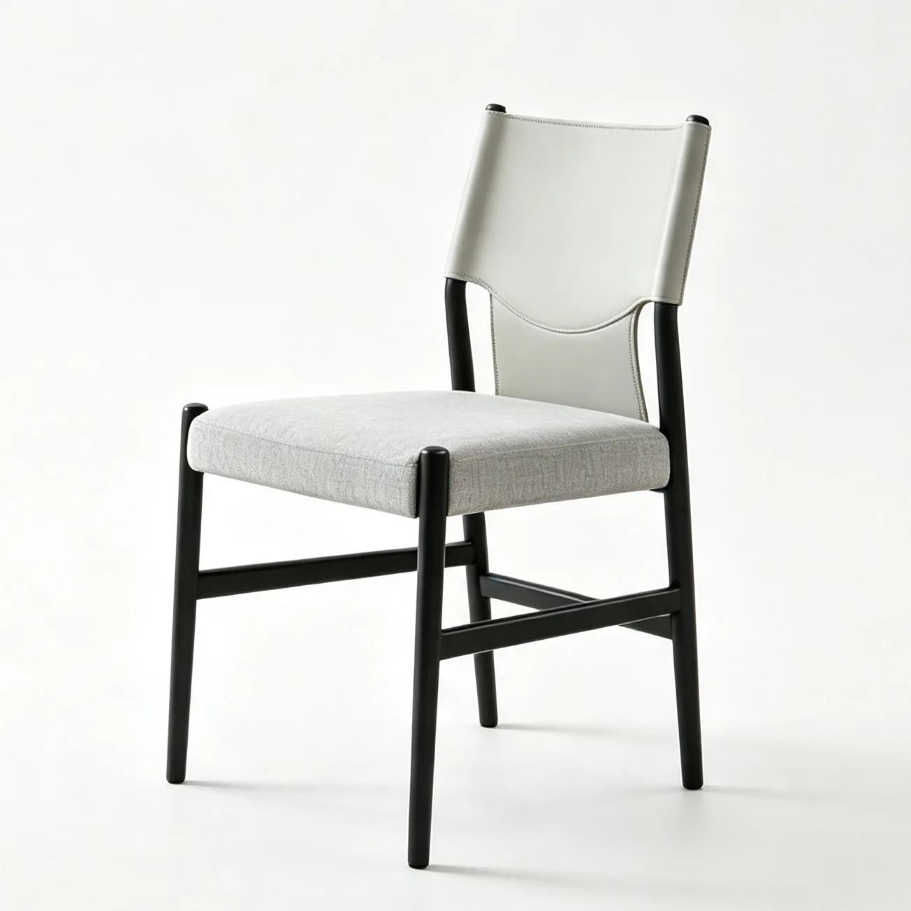 Modern Metal Frame Upholstered Dining Chairs Set of 2 Image - 12 | homeyfad