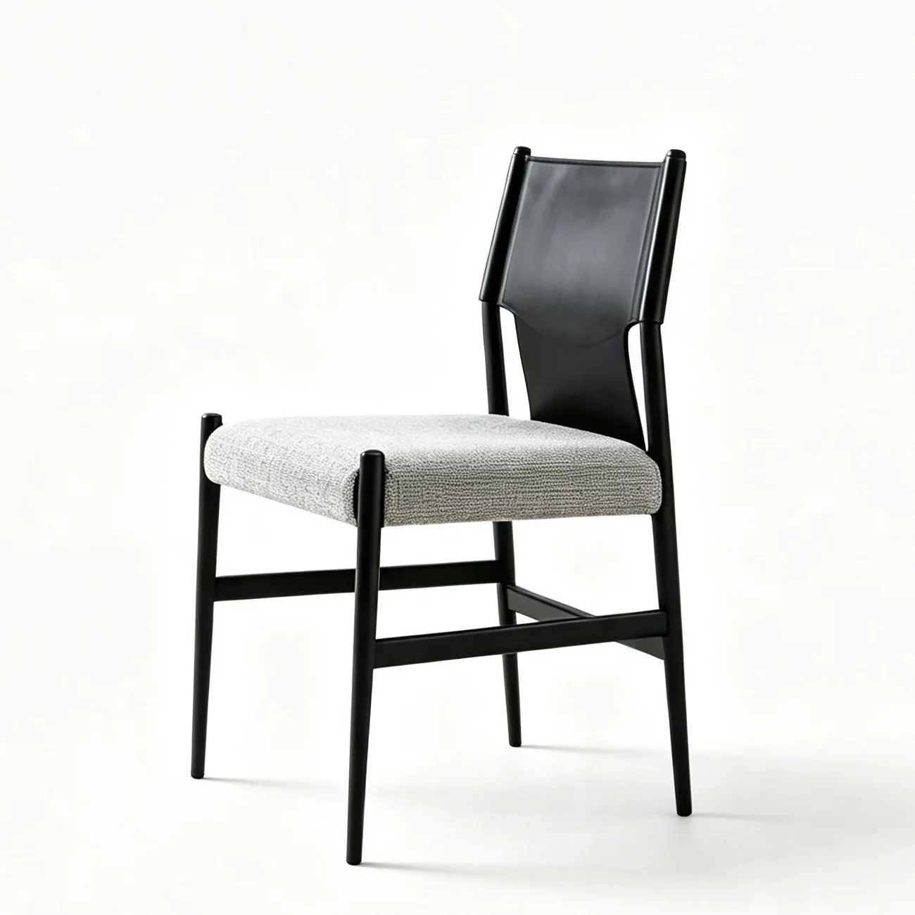 Modern Metal Frame Upholstered Dining Chairs Set of 2 Image - 11 | homeyfad