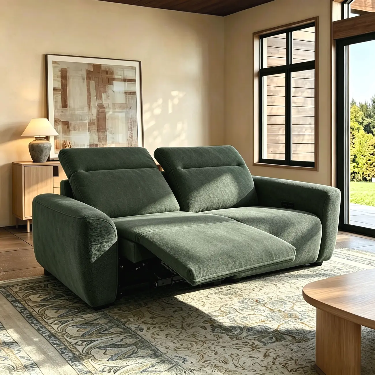 Modern Hovena Power Reclining Sofa with Adjustable Headrests Image - 19 | homeyfad