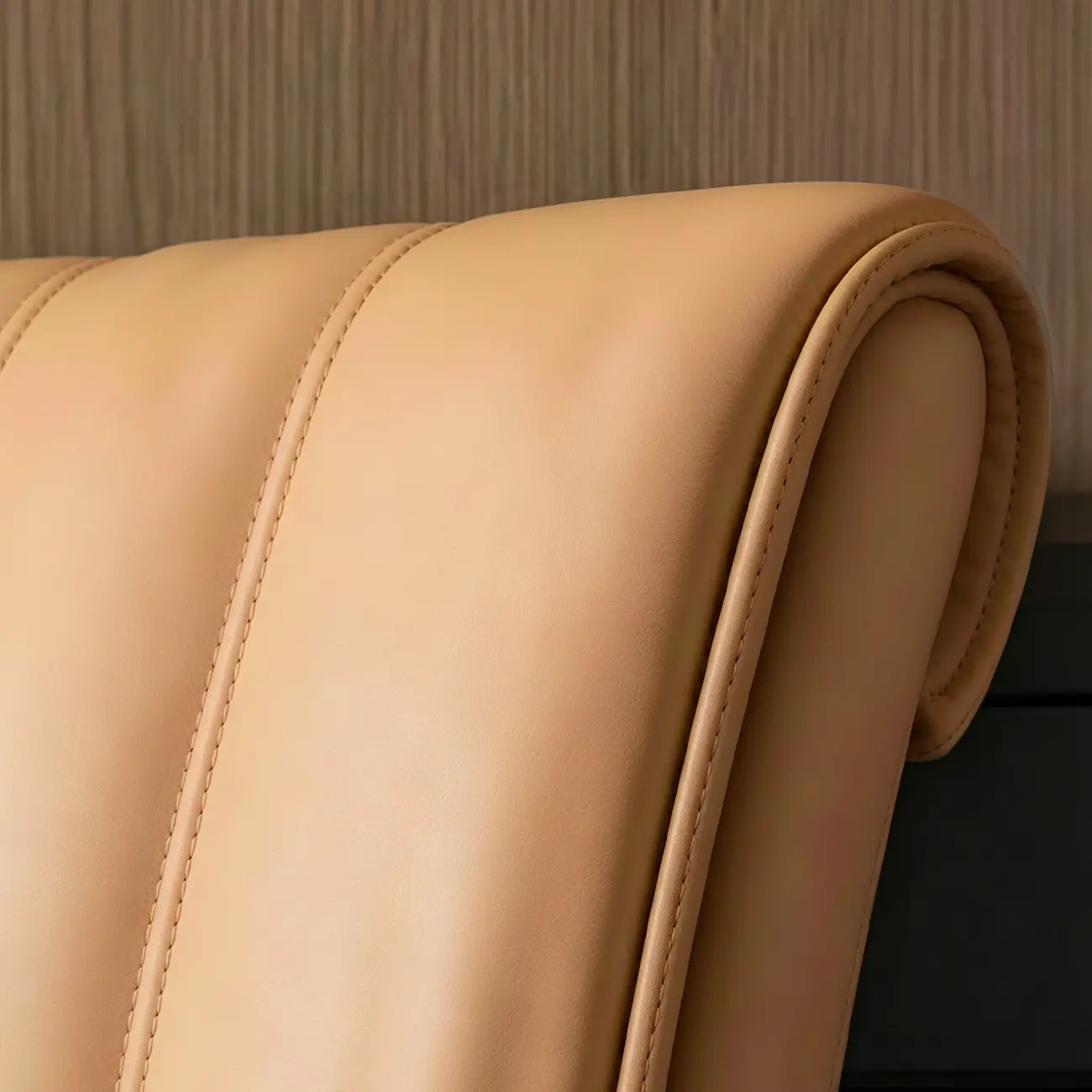 Low Back Upholstered Dining Chairs with Vertical Tufting Image - 12 | homeyfad