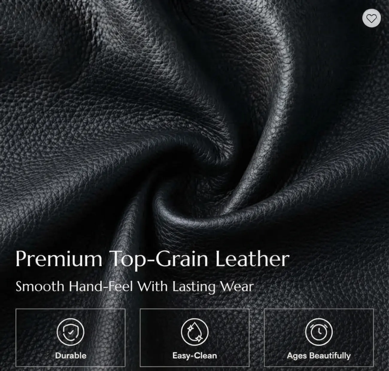 Comtemporary Genuine Leather Accent Chair with Stainless Steel Legs Image - 7 | homeyfad