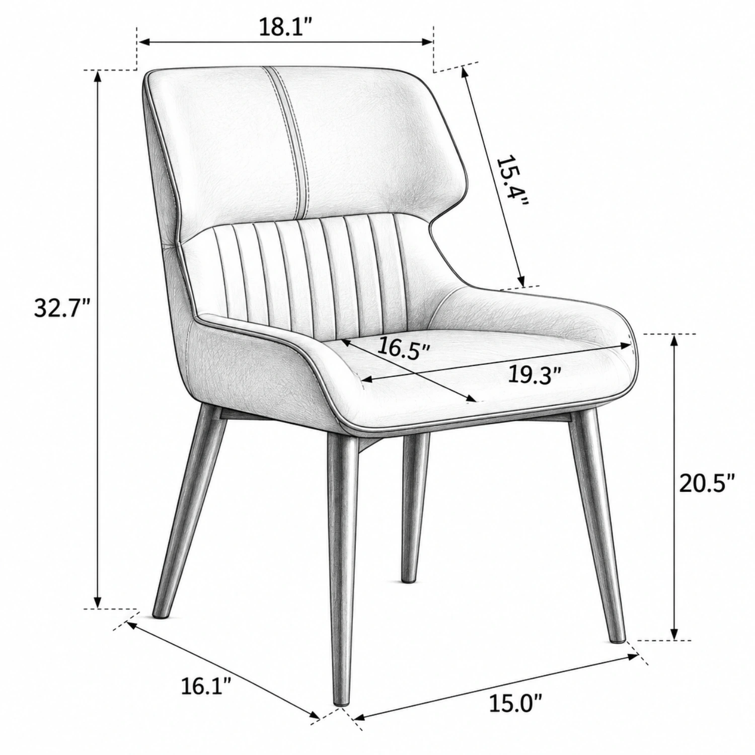 Leather Low Solid Back Armless Dining Side Chair Image - 34 | homeyfad