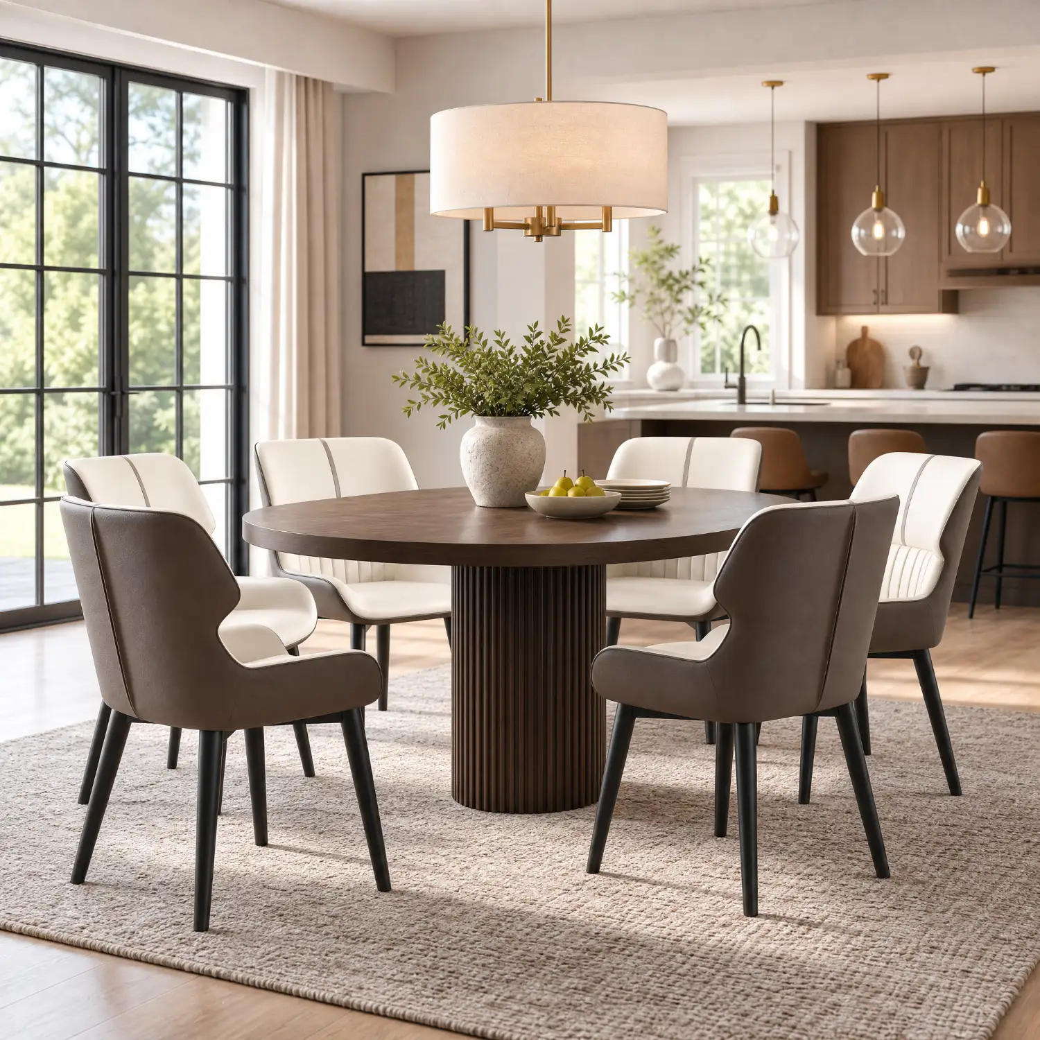 Leather Low Solid Back Armless Dining Side Chair Image - 8 | homeyfad