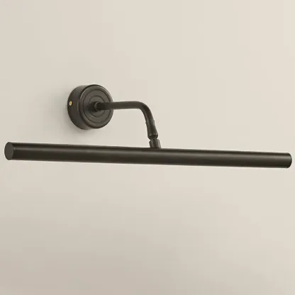 Modern Black Metal LED Bathroom Vanity Light Tube Shade