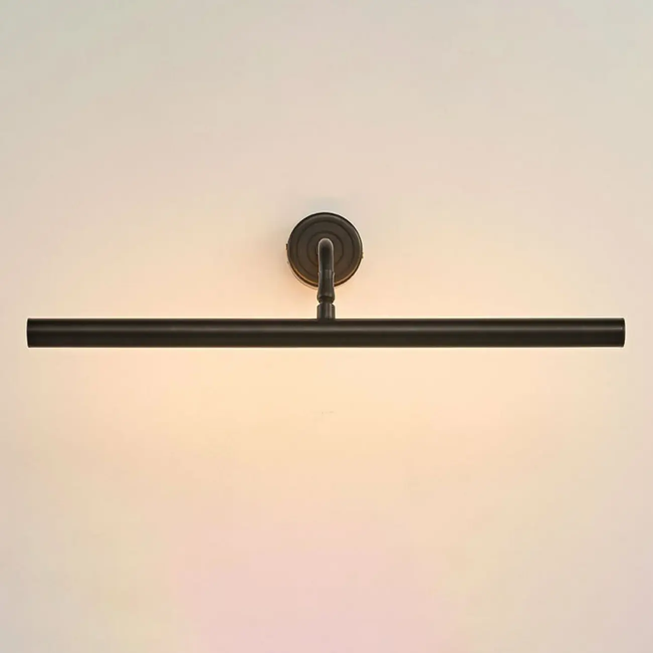 Modern Black Metal LED Bathroom Vanity Light Tube Shade | homeyfad