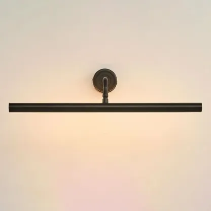 Modern Black Metal LED Bathroom Vanity Light Tube Shade