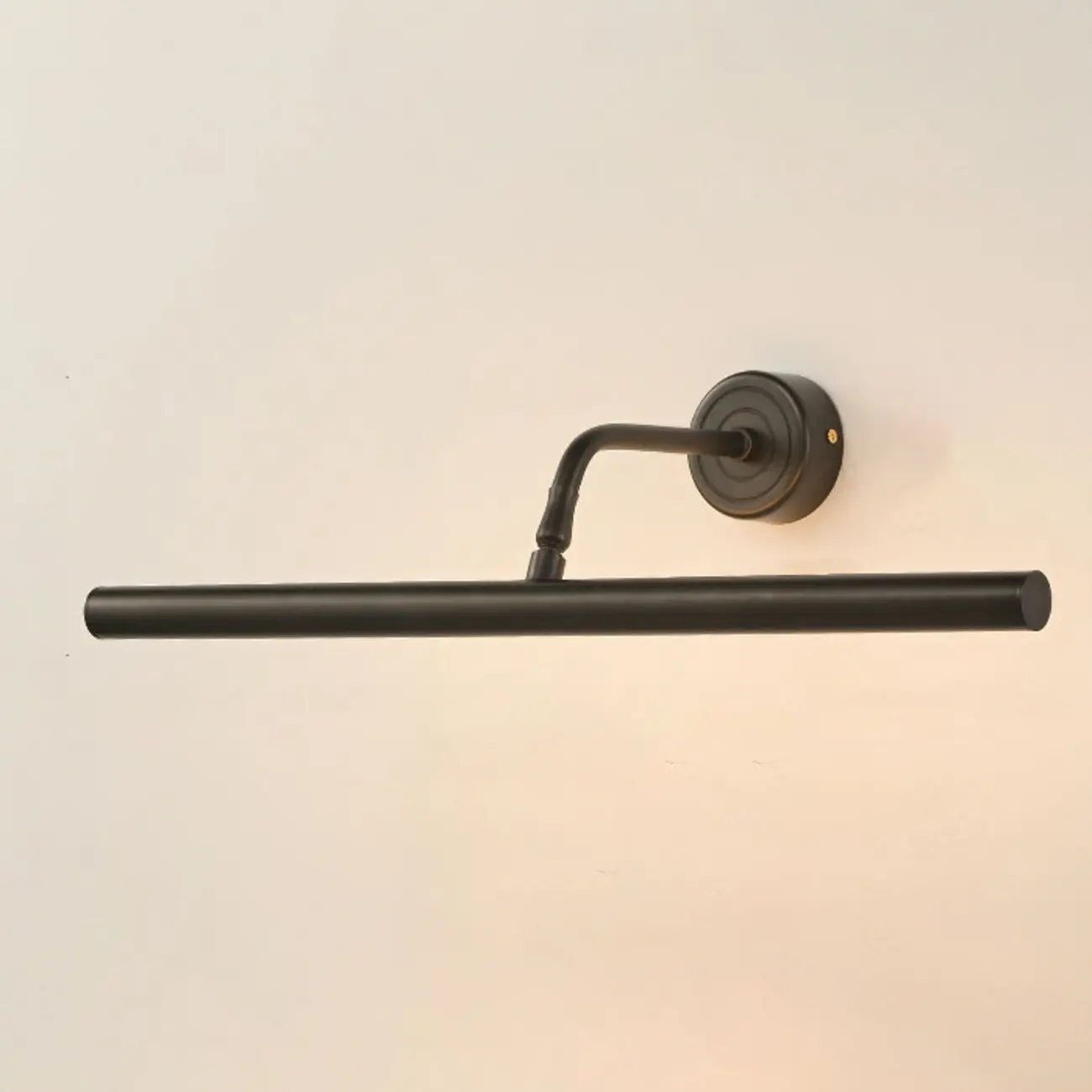 Modern Black Metal LED Bathroom Vanity Light Tube Shade | homeyfad