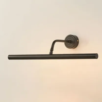 Modern Black Metal LED Bathroom Vanity Light Tube Shade