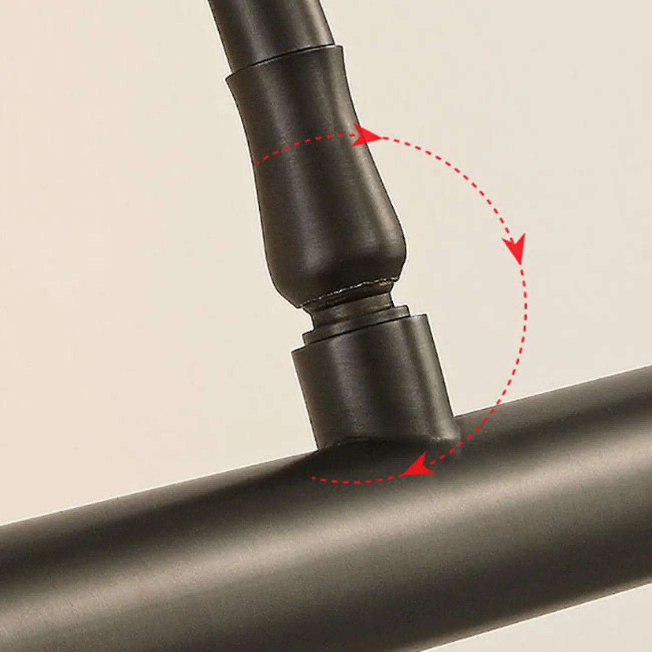 Modern Black Metal LED Bathroom Vanity Light Tube Shade | homeyfad