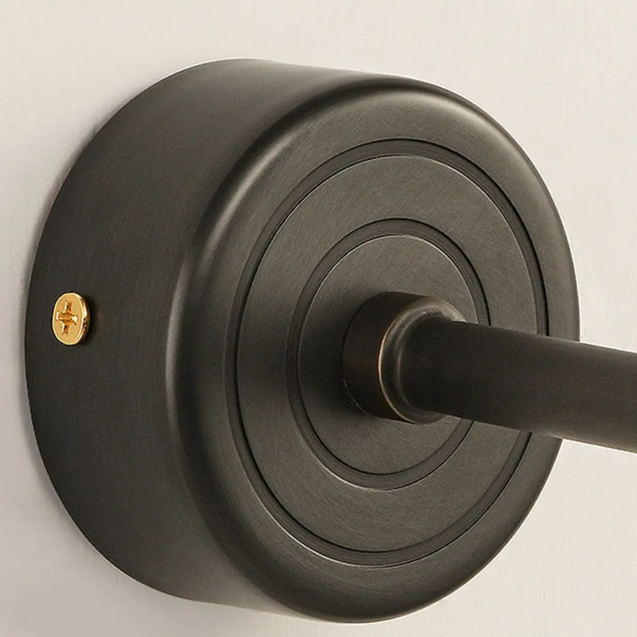 Modern Black Metal LED Bathroom Vanity Light Tube Shade | homeyfad