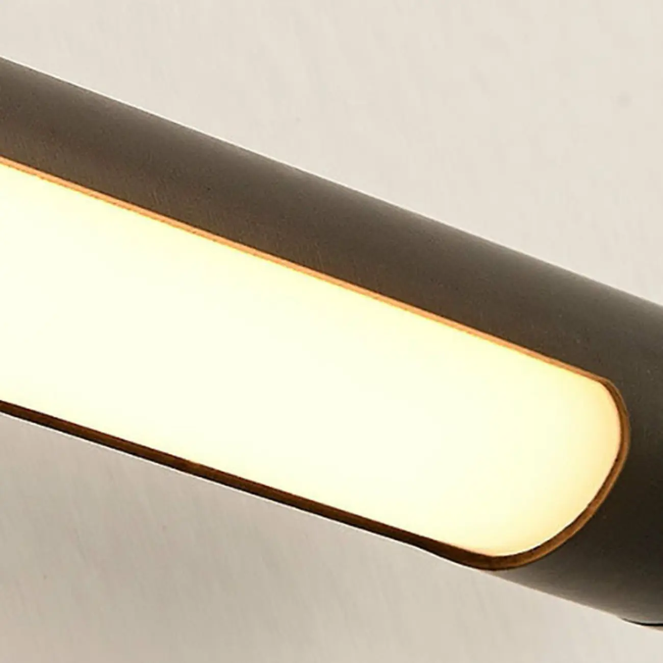 Modern Black Metal LED Bathroom Vanity Light Tube Shade | homeyfad