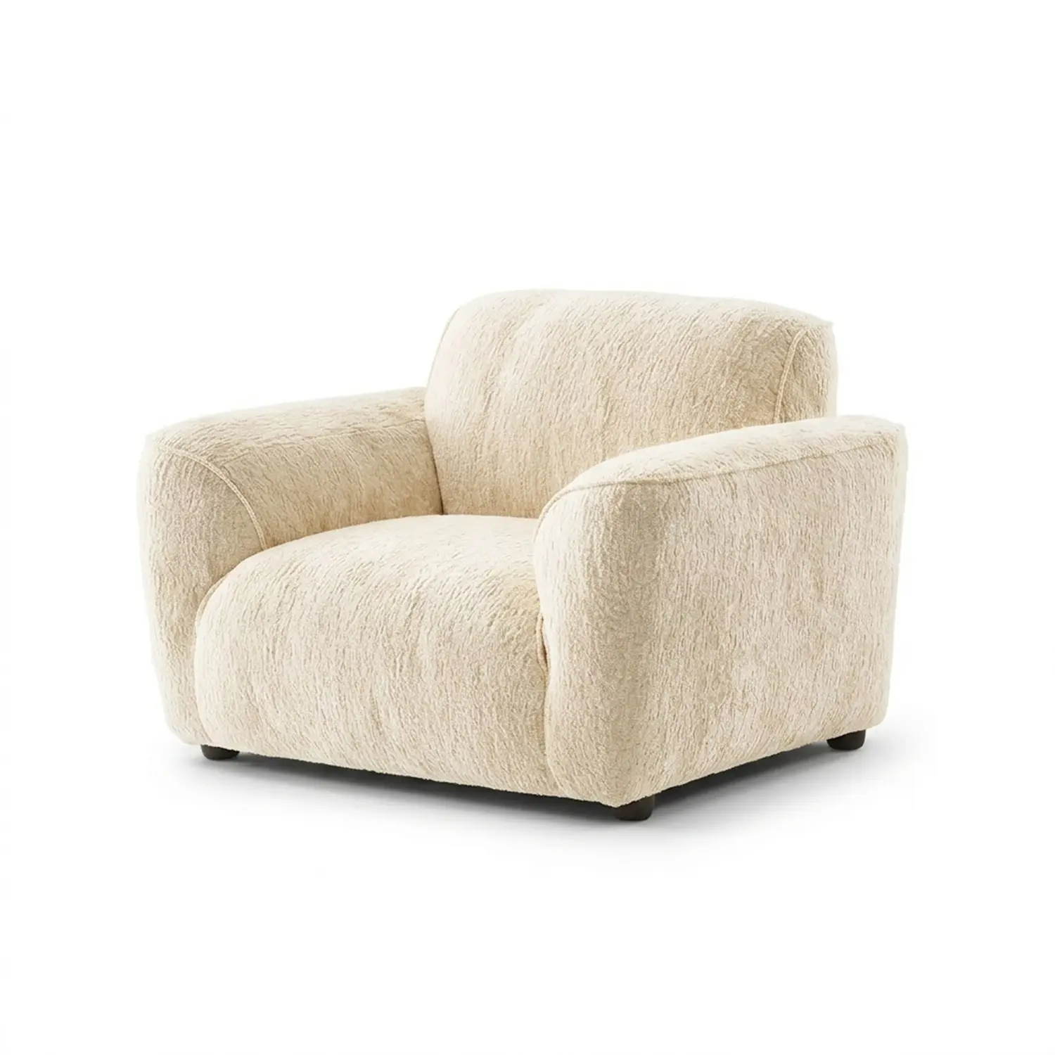 Modern Chenille Extra-Deep Sofa with Adjustable Backrest Image - 20 | homeyfad