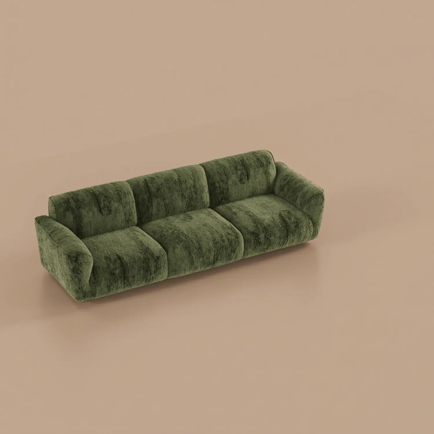 Modern Chenille Extra-Deep Sofa with Adjustable Backrest Image - 16 | homeyfad