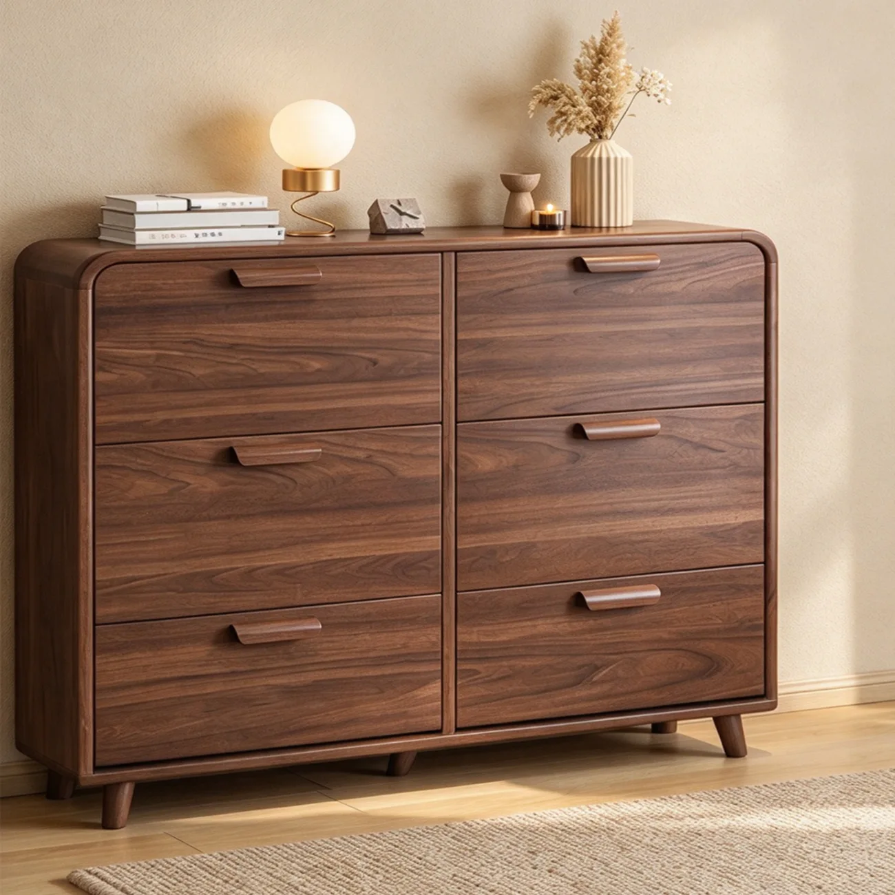 Wood Color 47"L x 7"W x 47"H Traditional Hidden Adjustable 3 Tiers Wooden Shoe Cabinet Image - 4 | homeyfad