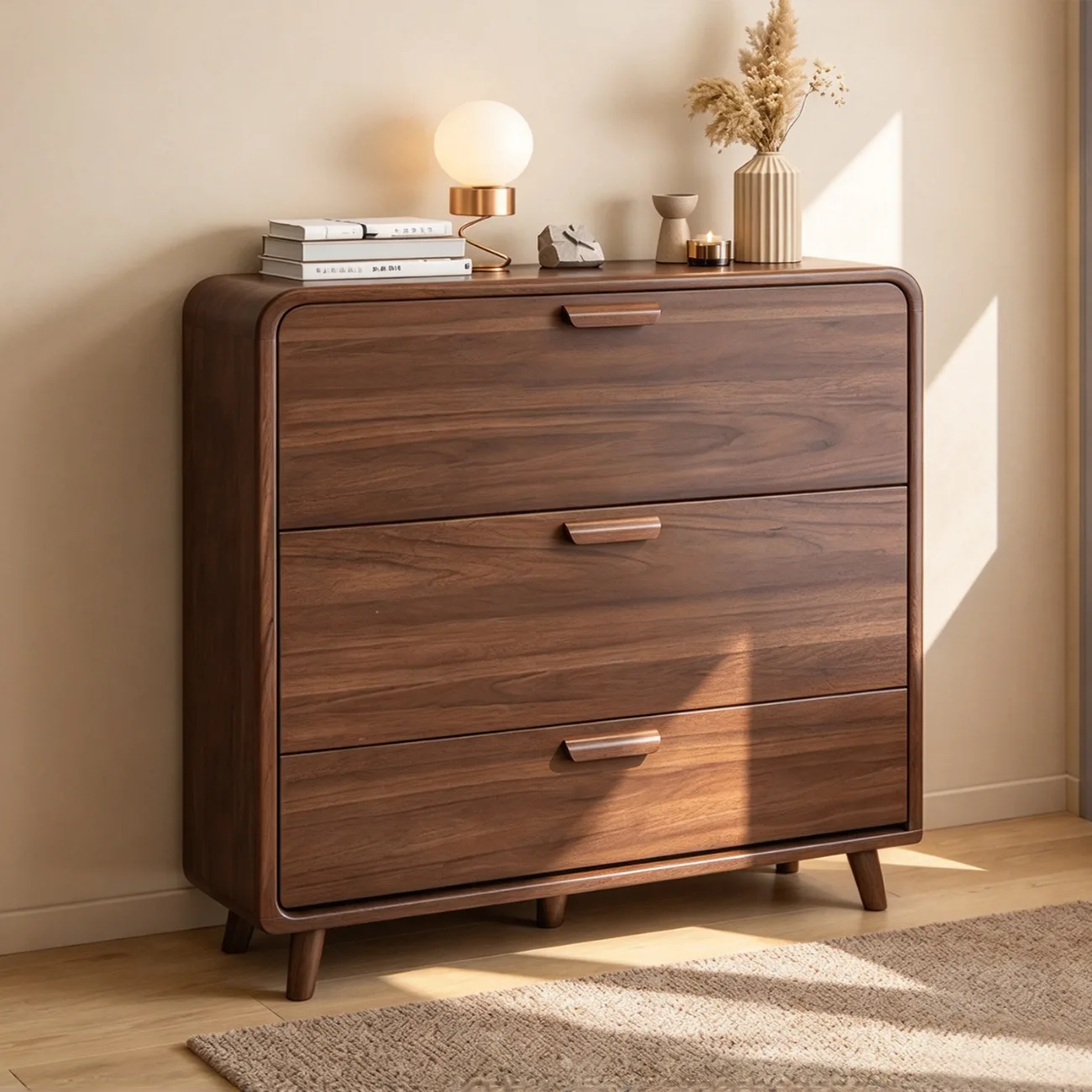 Wood Color 39"L x 7"W x 47"H Traditional Hidden Adjustable 3 Tiers Wooden Shoe Cabinet Image - 3 | homeyfad