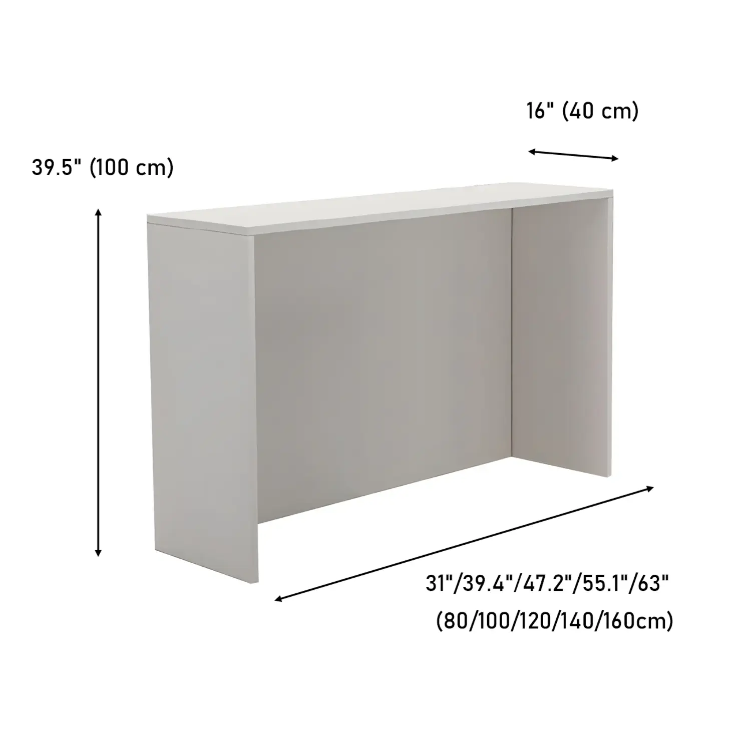 Modern Rectangular Wood Bar Table for Living Room Image - 7 | homeyfad