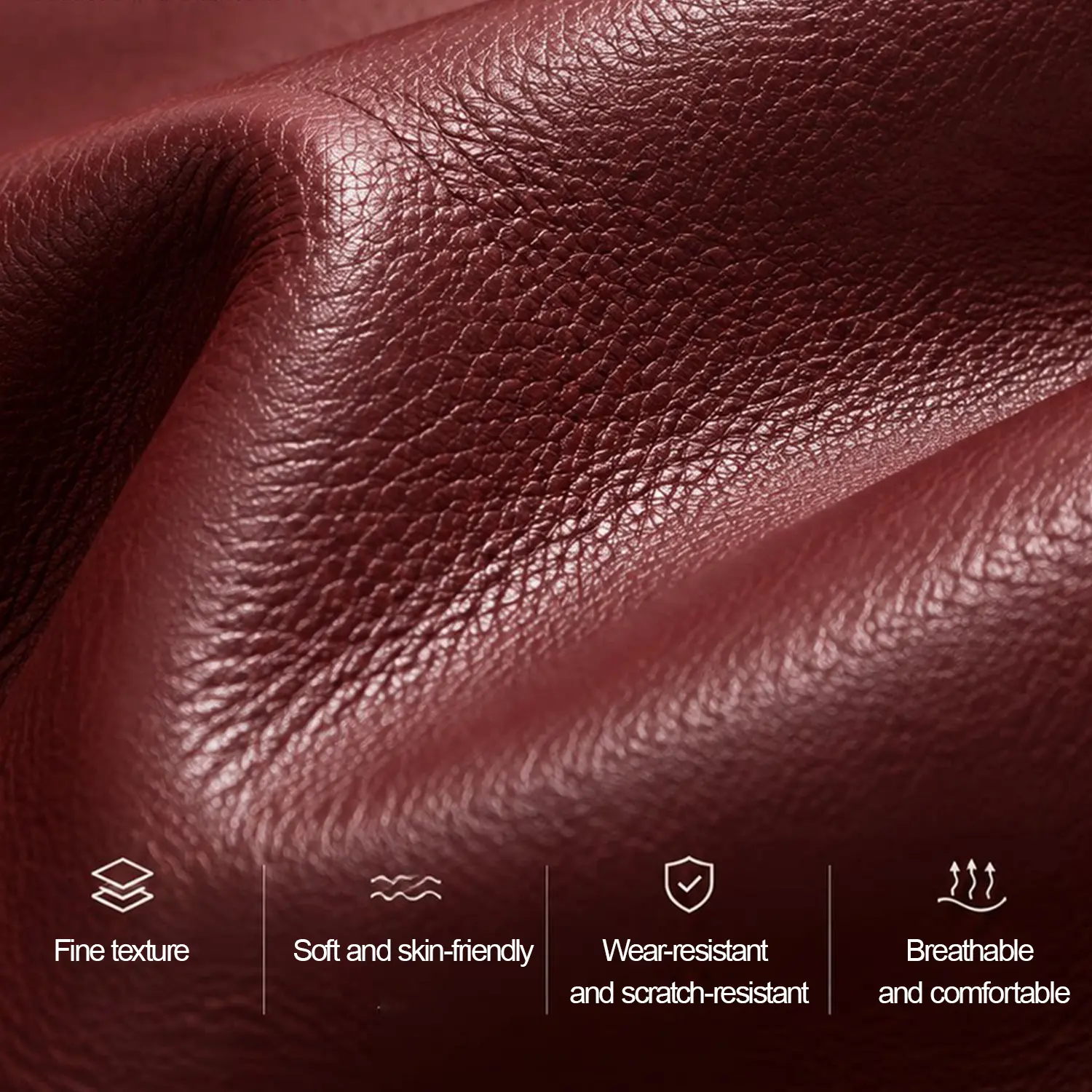Mid-Century Modern Burgundy Top-Grain Leather Lounge Chair Image - 8 | homeyfad