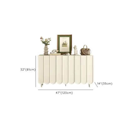 Modern Large beige Wooden Adjustable Entryway Shoe Cabinet Image - 13