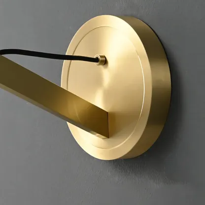 Simple Transparent Glass Vertical Wall Sconce Image - 20