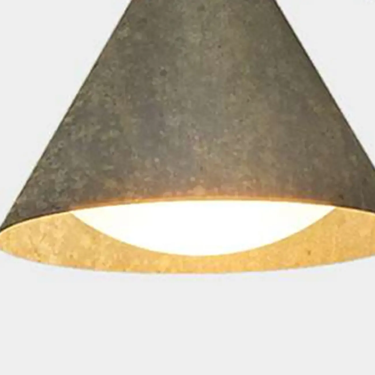 Minimalist Metal Cone Outdoor Wall Sconce Image - 9