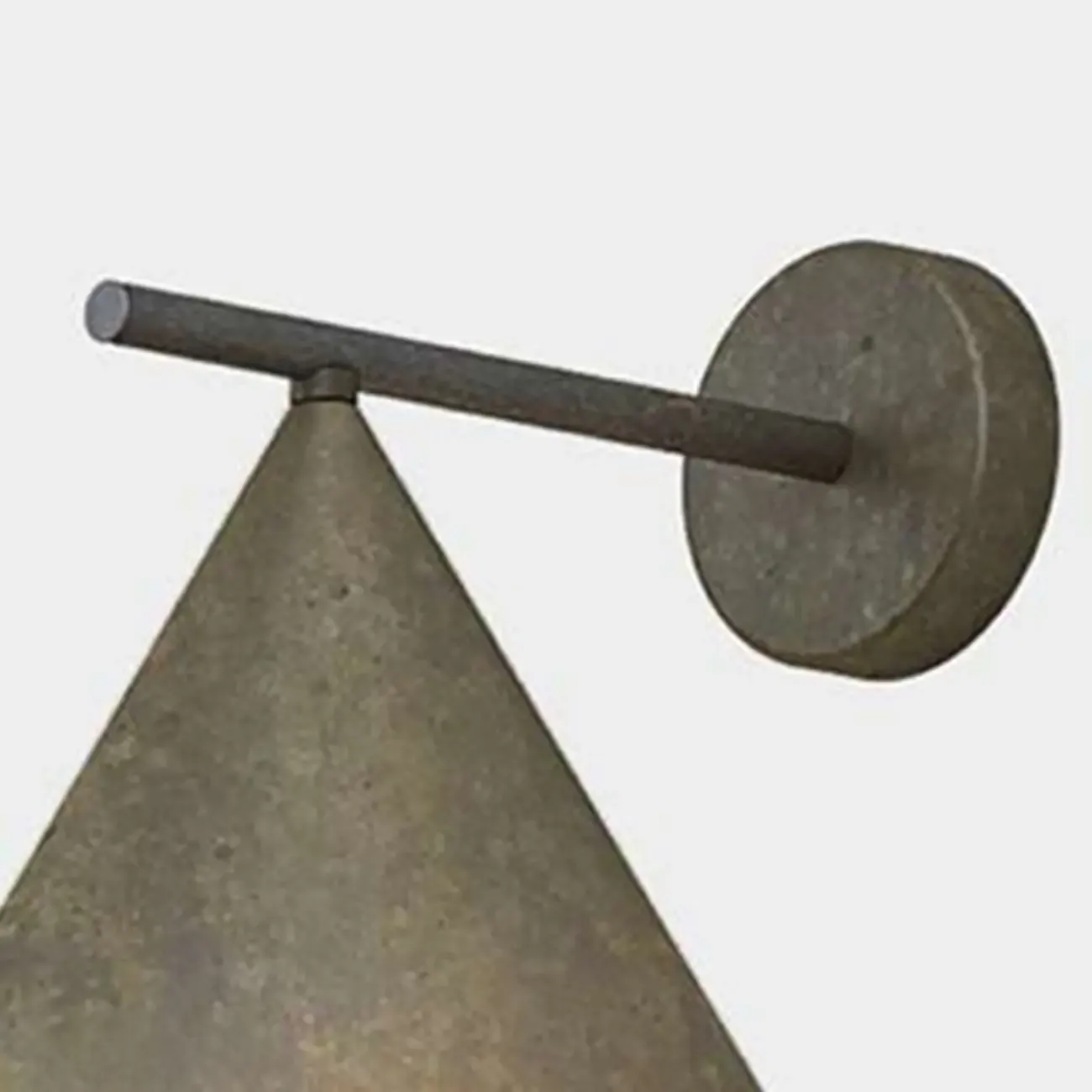 Minimalist Metal Cone Outdoor Wall Sconce Image - 10