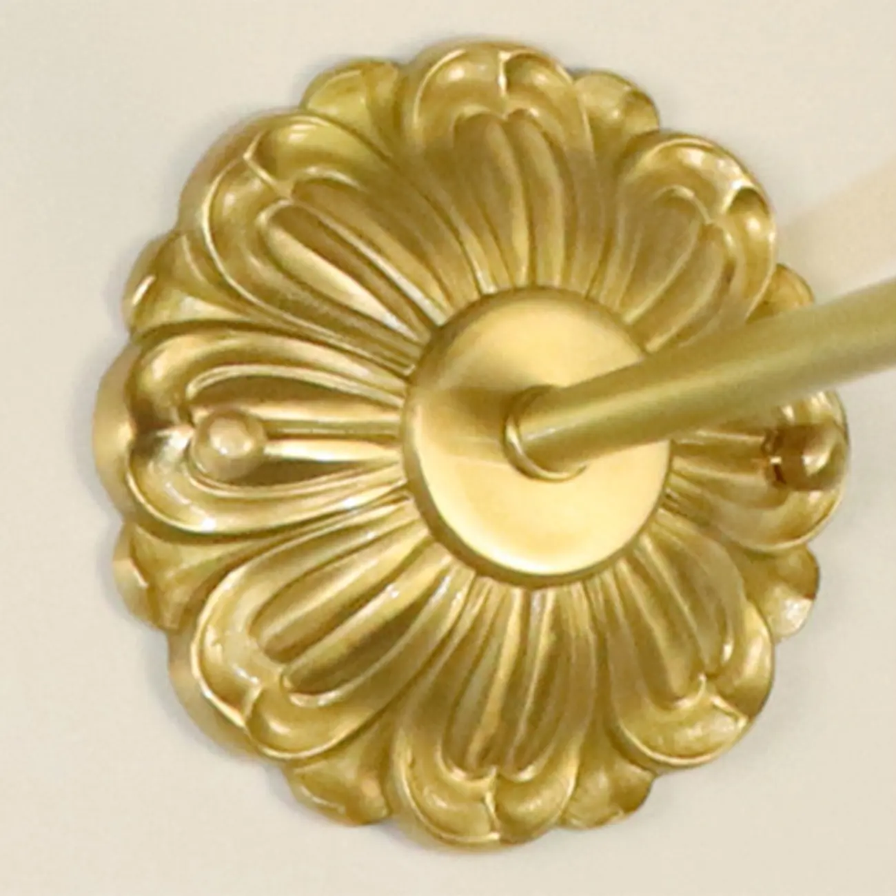 Vintage Gold Wall Light with Frosted Glass Shade Image - 8 | homeyfad