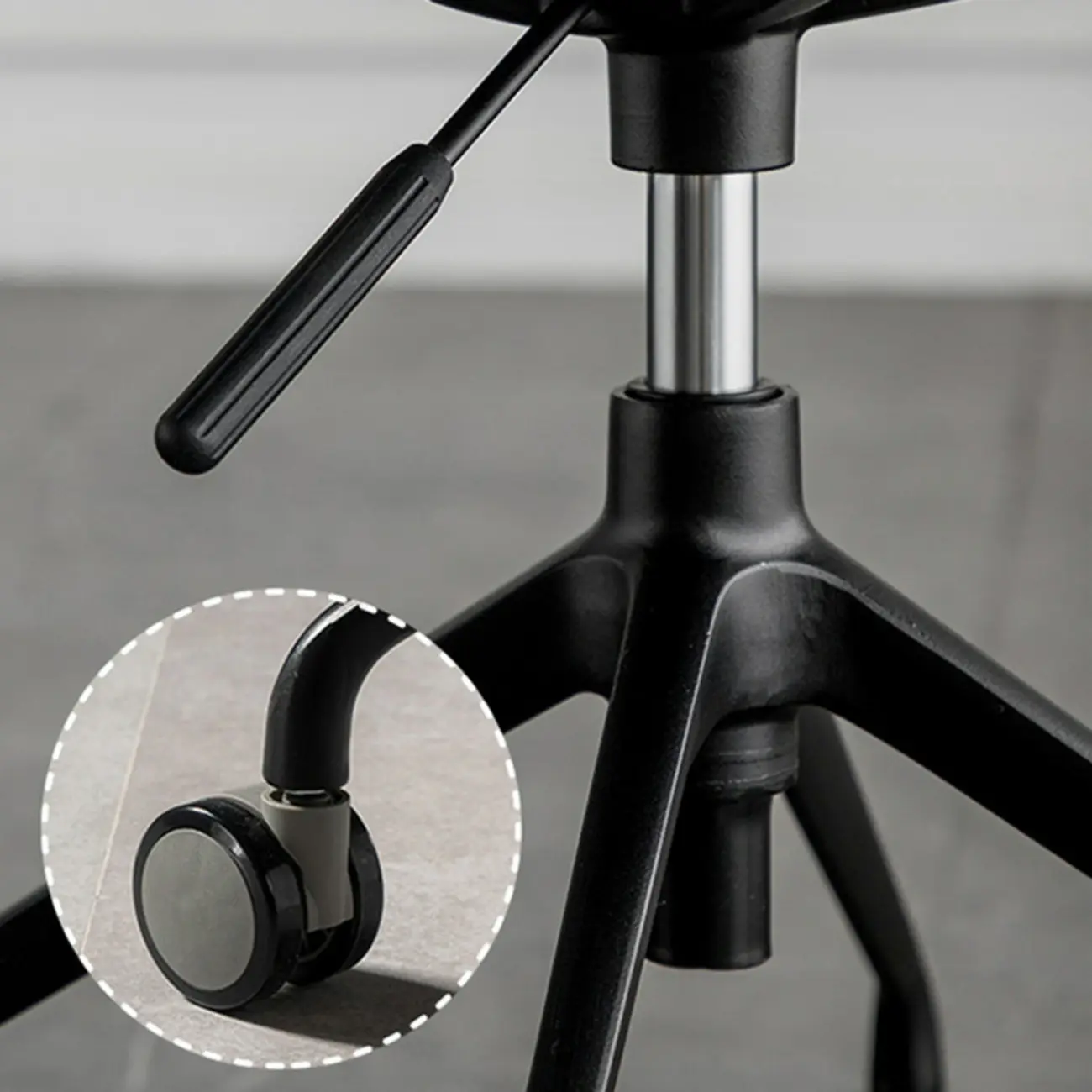 Simple Brown Adjustable Swivel Office Chair Image - 20 | homeyfad