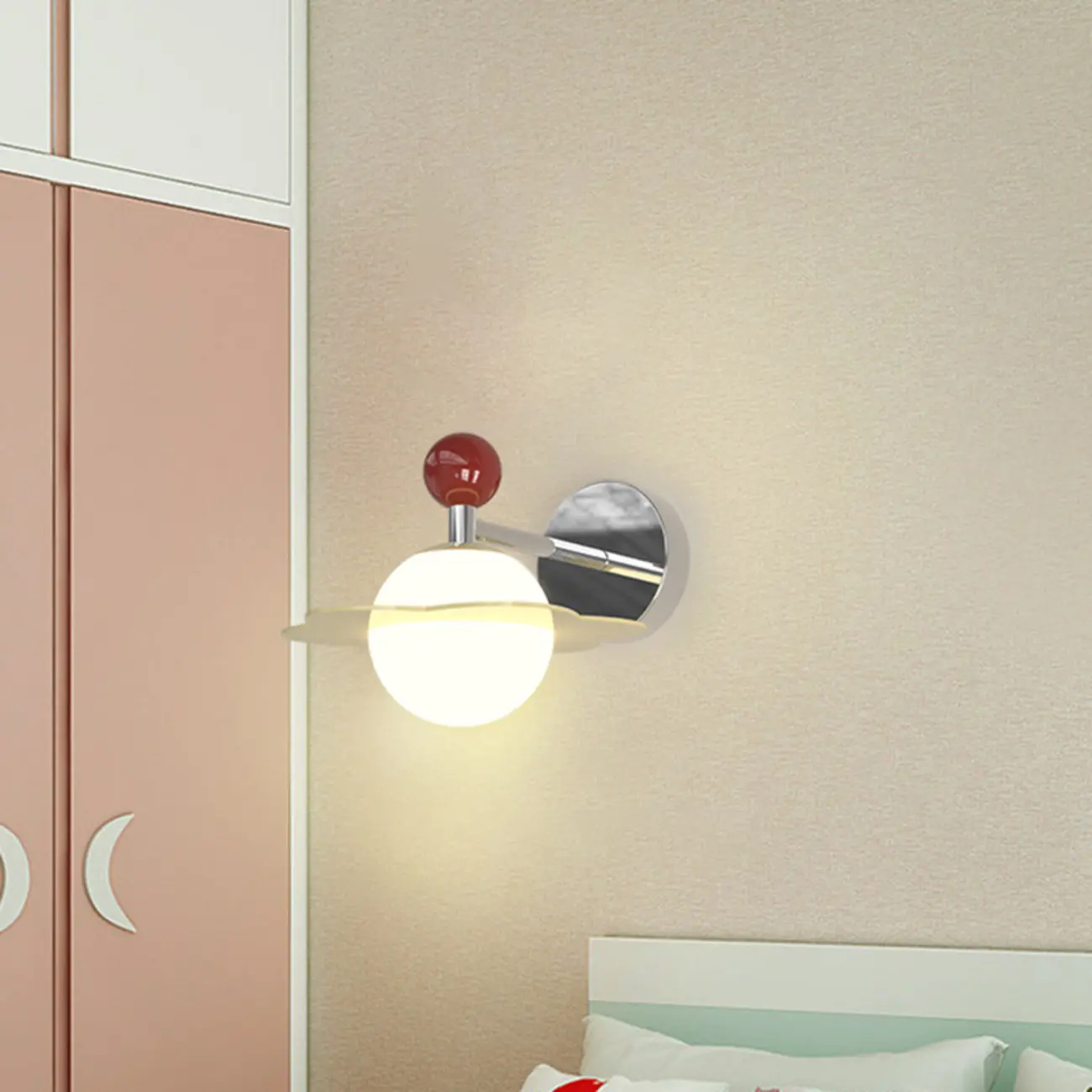 Art Deco Metal Wall Light with Acrylic Shade Image - 7 | homeyfad