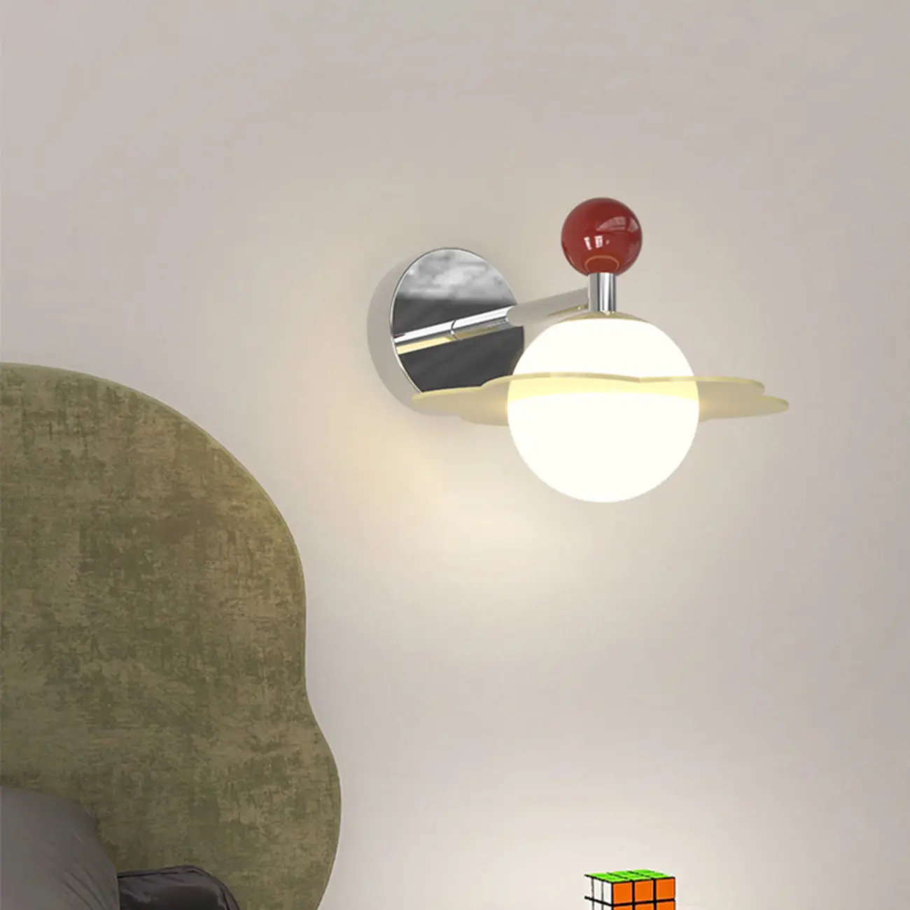 Art Deco Metal Wall Light with Acrylic Shade Image - 9 | homeyfad