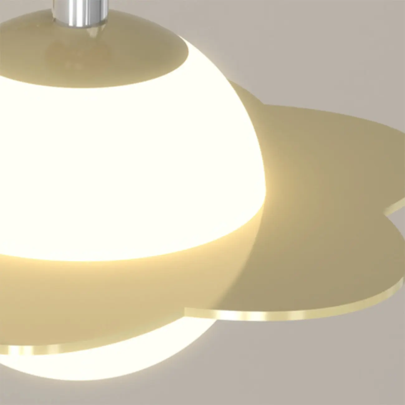 Art Deco Metal Wall Light with Acrylic Shade Image - 11 | homeyfad