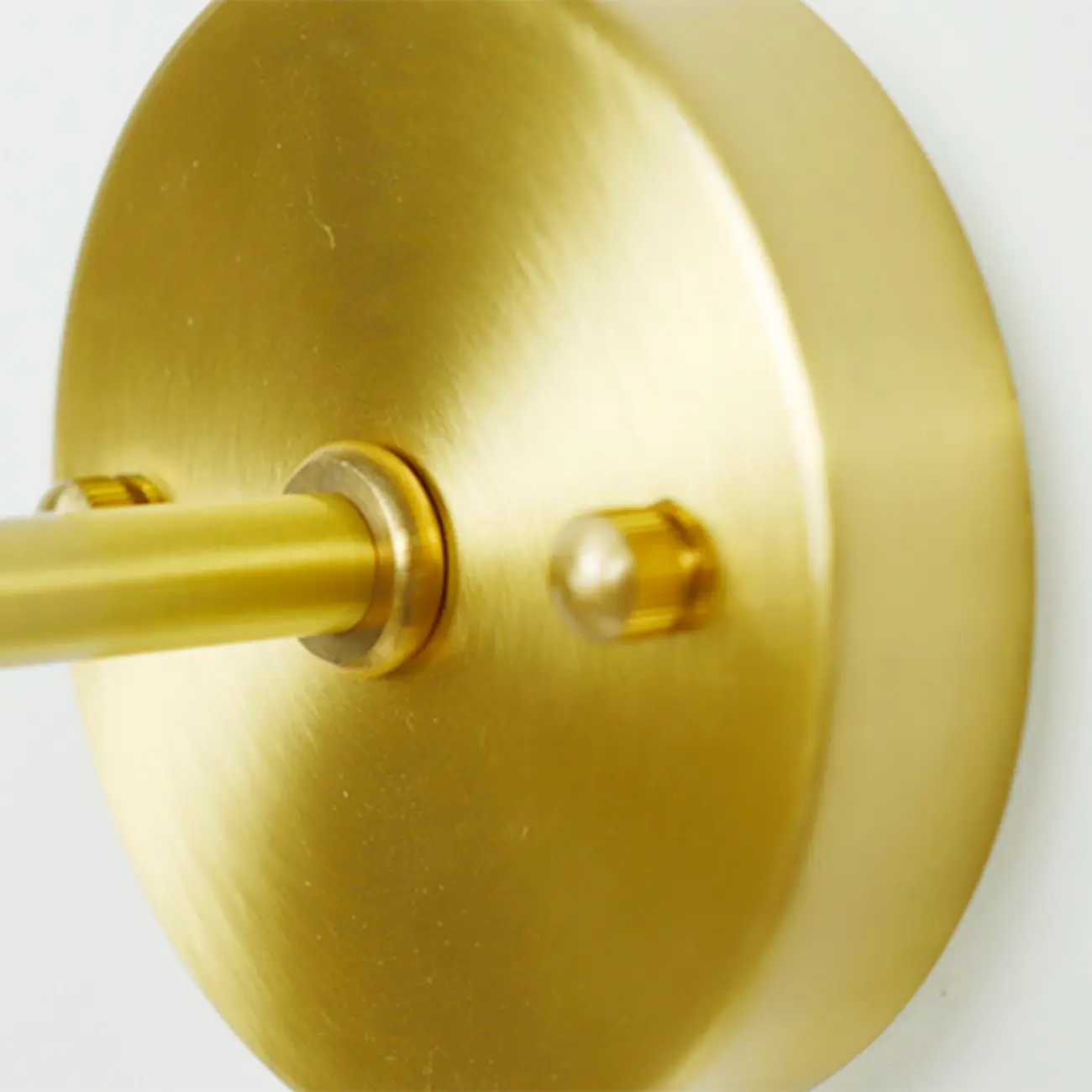 Transparent Globe Brass LED Wall Sconce for Hallway Lighting | homeyfad