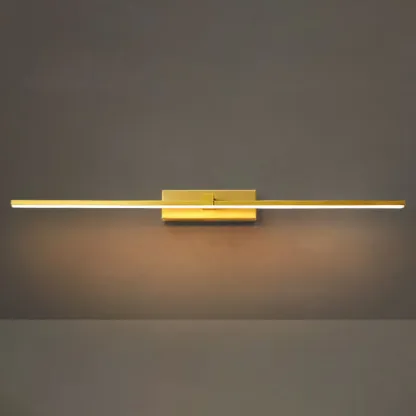 Modern Metal Linear LED Vanity Light with Third Gear Dimming Image - 9