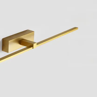 Modern Metal Linear LED Vanity Light with Third Gear Dimming Image - 14