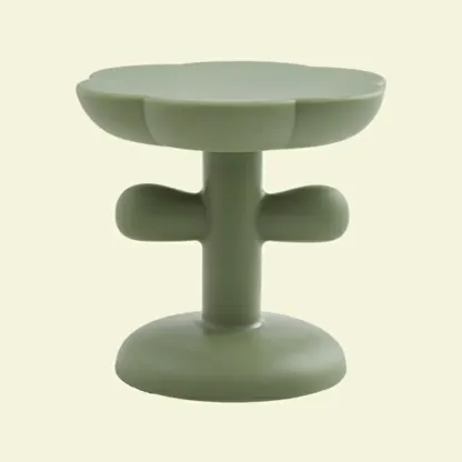 Minimalist Plastic Free Form End Table for Living Room Image - 8