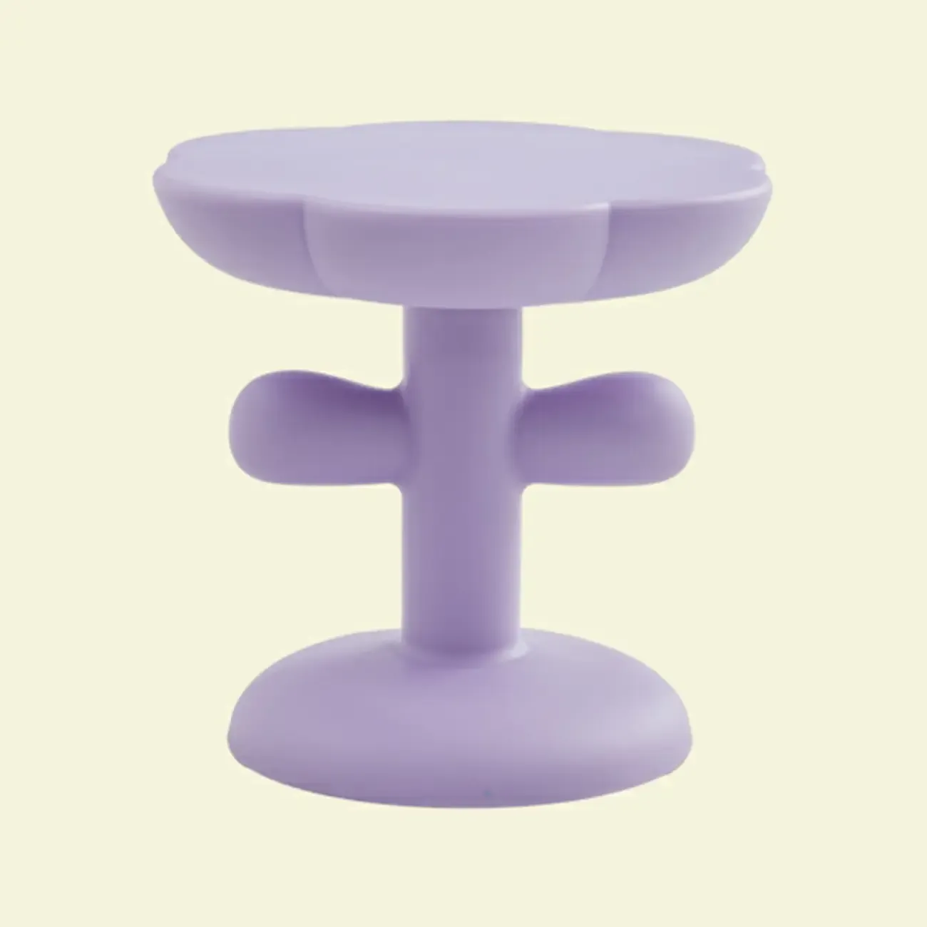 Minimalist Plastic Free Form End Table for Living Room Image - 9
